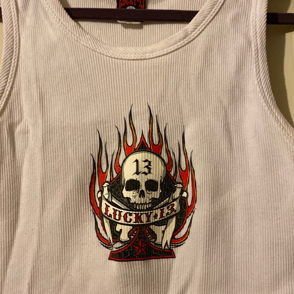 Vintage Lucky 13 tank top